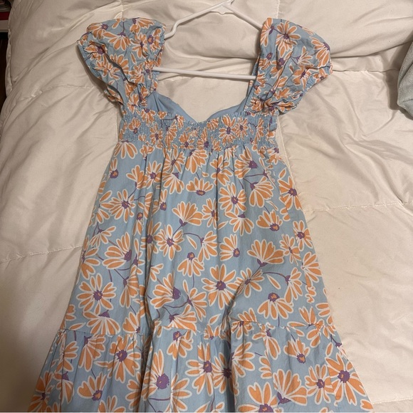 FLORAL MINI DRESS - Picture 4 of 4